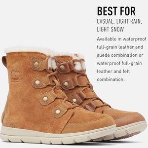 SOREL EXPLORER JOAN BOOT | SIZE 6